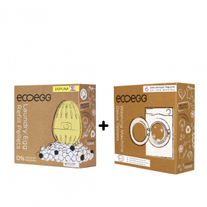 Dobitna kombinacija! ECOEGG 3u1 detoks tablete i dopuna za deterdžent sa omekšivačem 50 pranja, bez mirisa