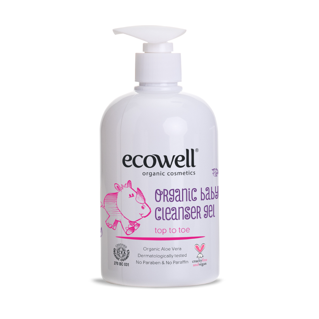 Ecowell Organski gel za čišćenje kože beba, 500ml