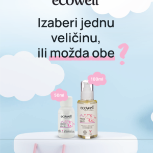 NOVO – Ecowell Organsko Ulje za bebe i decu, 100ml